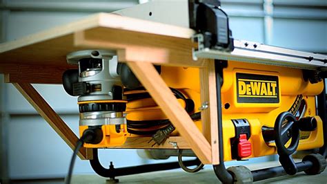 dewalt router with table